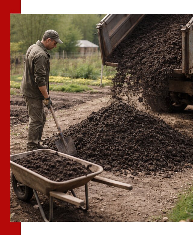 Доставка качественной земли для огорода в Новодвинске