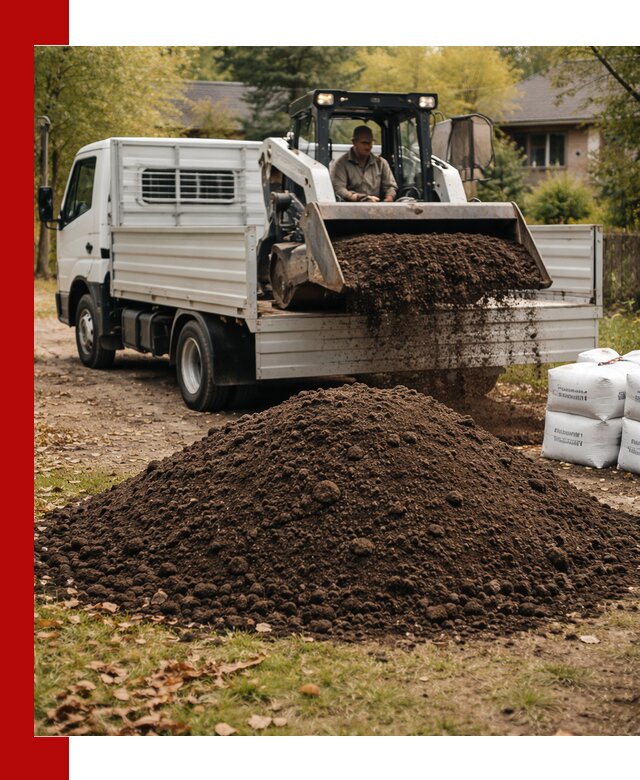 Доставка садовой земли в больших объёмах в Новодвинске