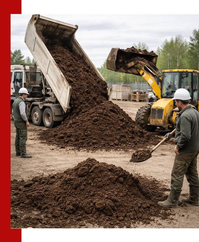 Доставка торфа оптом и в мешках в Новодвинске