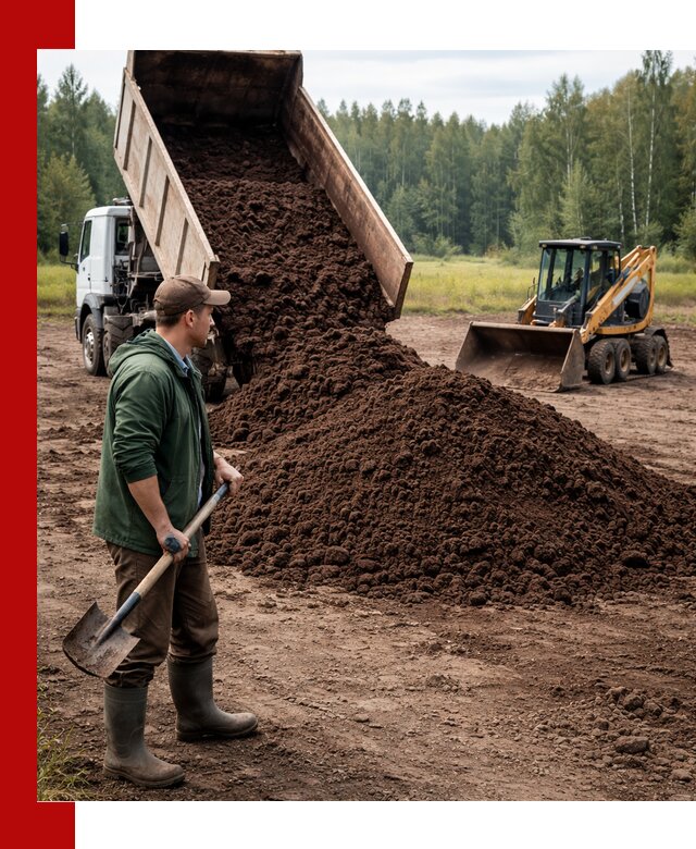 Купить верховой торф с доставкой в Новодвинске для садоводства и растений