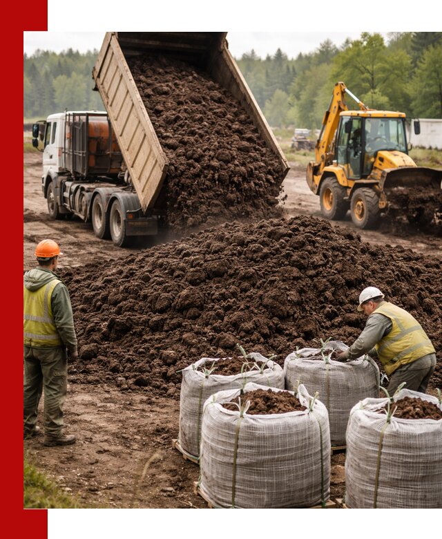 Доставка нейтрального торфа в Новодвинске оптом и в розницу