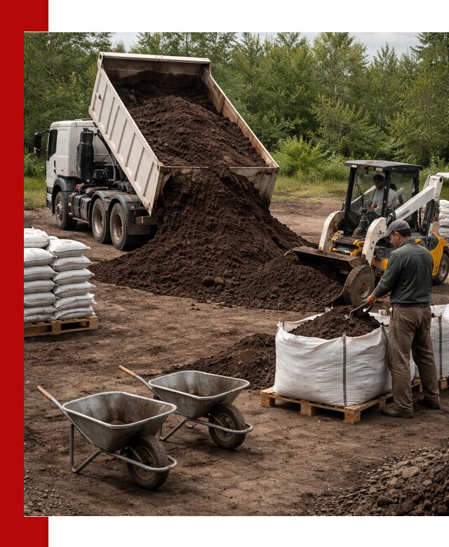 Доставка и продажа торфогрунта в Новодвинске оптом и в розницу