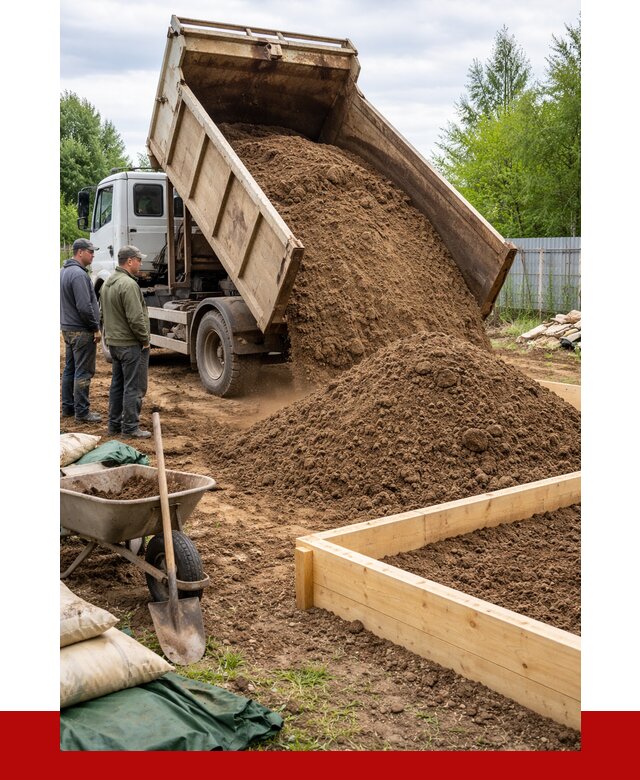 Торфо песчаная смесь в Новодвинске с доставкой от 1892 р. | ПРОНЕРУДНвд