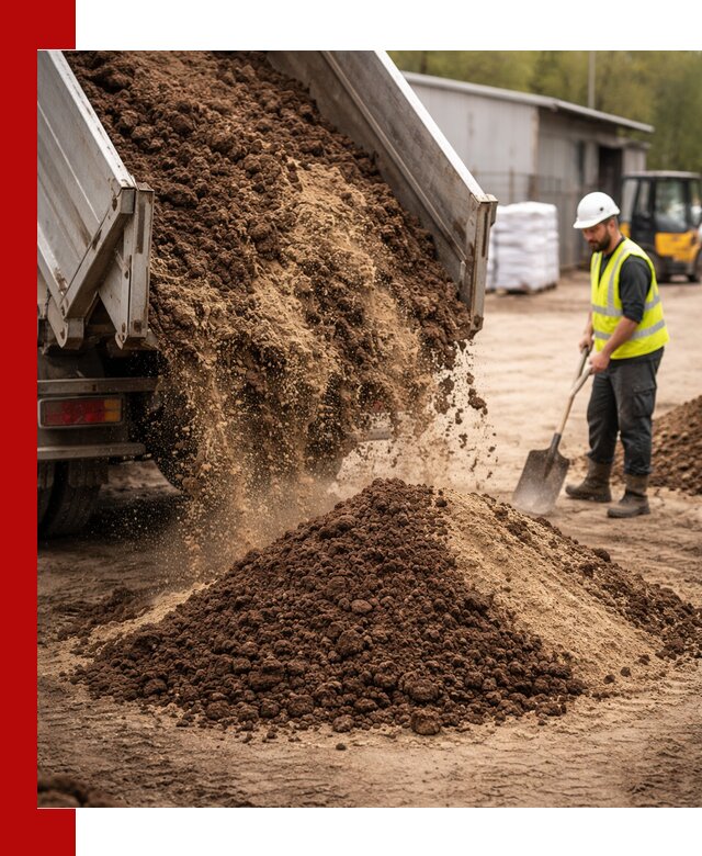 Доставка торфо-песчаной смеси в Новодвинске для строительства и озеленения