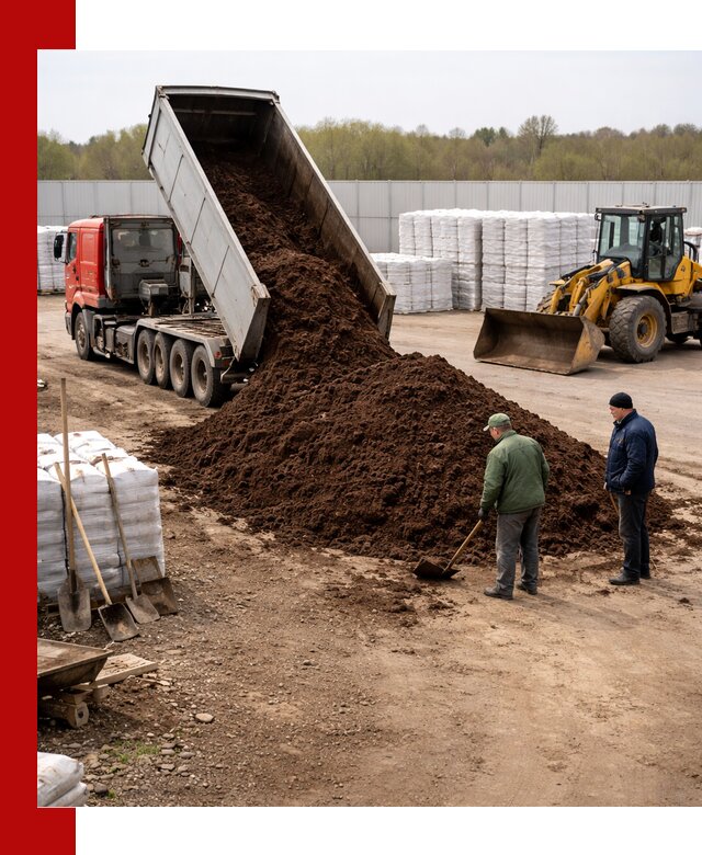 Доставка торфяных смесей оптом и в розницу в Новодвинске