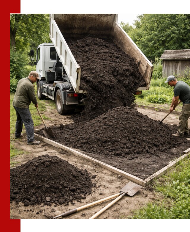 Купить чистый чернозем для огорода с доставкой в Новодвинске