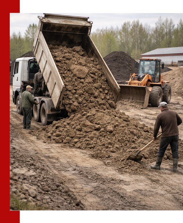 Доставка глин и суглинков в Новодвинске оптом и вкрай