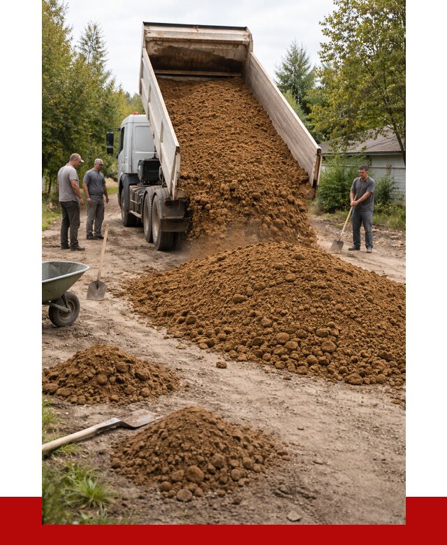 Купить суглинок с доставкой в Новодвинске от 2557 р. за куб | ПРОНЕРУДНвд