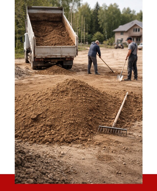 Суглинок для планировки в Новодвинске с доставкой от 4295 р. | ПРОНЕРУДНвд