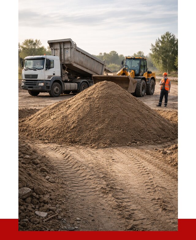 Купить песчаный грунт с доставкой в Новодвинске от 4295 р. | ПРОНЕРУДНвд
