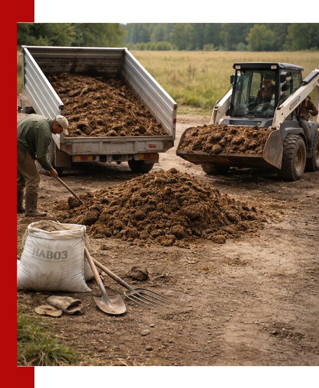 Доставка конского навоза в Новодвинске с разгрузкой и доставкой на объект