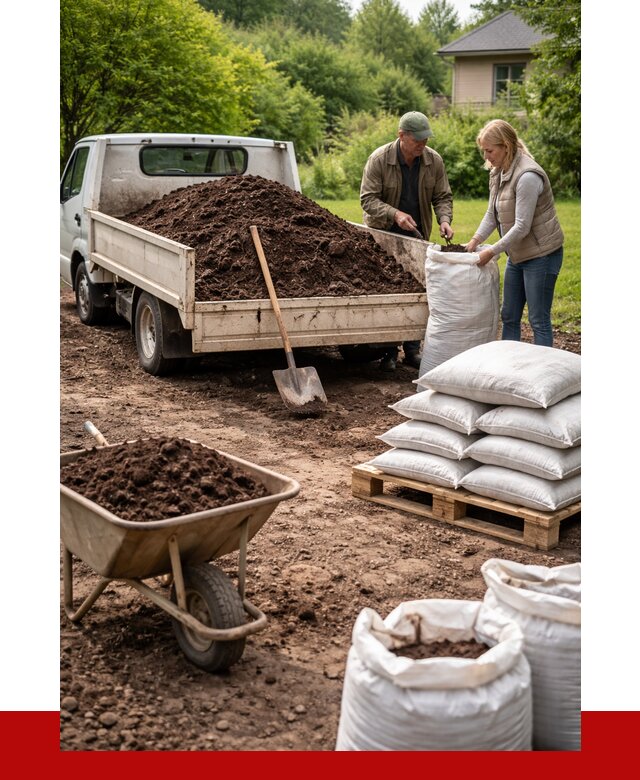 Перегной в мешках с доставкой в Новодвинске от 2250 р. | ПРОНЕРУДНвд