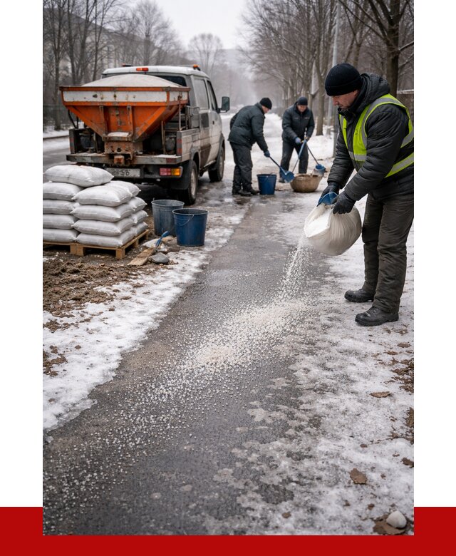 Реагент против гололеда в Новодвинске с доставкой от 4602 р. | ПРОНЕРУДНвд