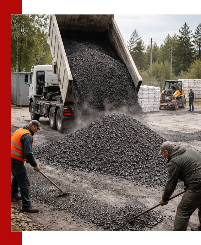 Доставка и продажа асфальтного гранулята в Новодвинске