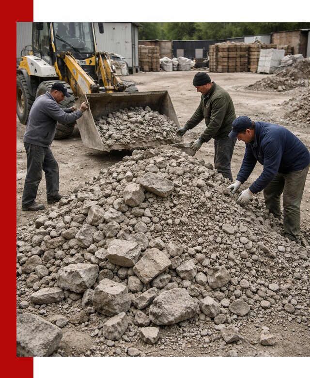 Демонтаж и вывоз бой бетона в Новодвинске
