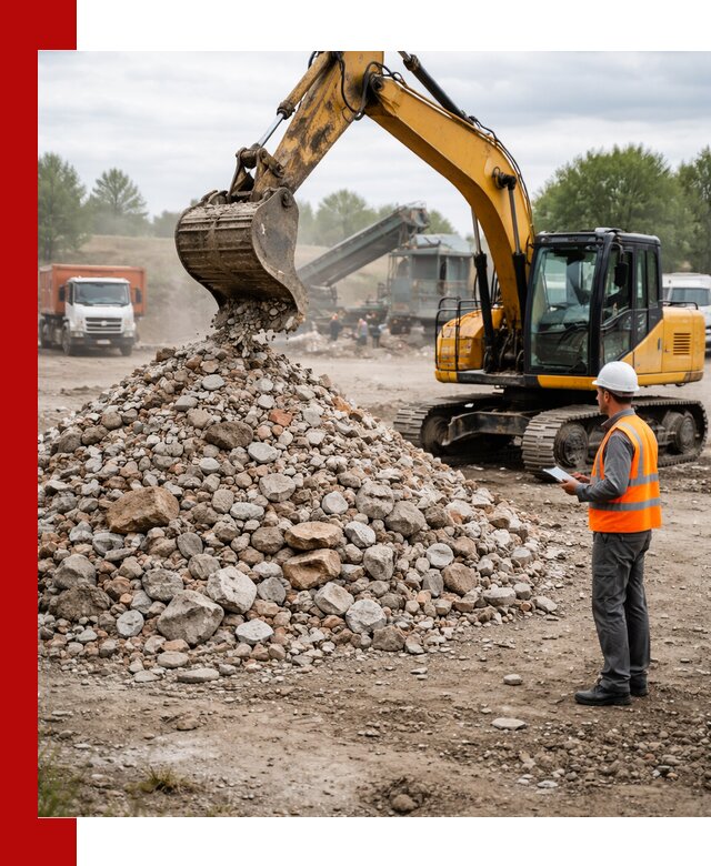 Доставка и вывоз строительного боя в Новодвинске