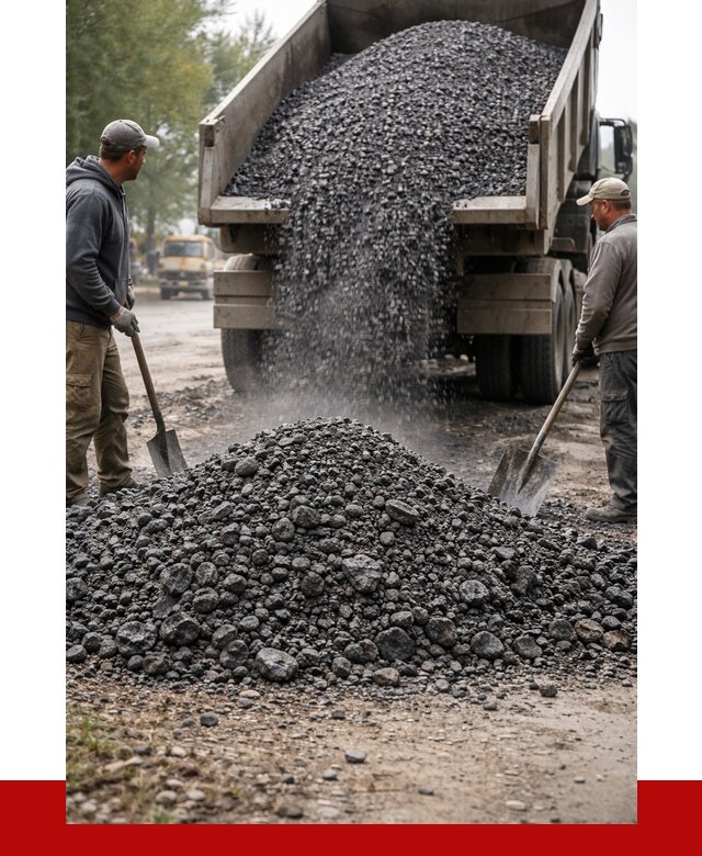 Дробленый асфальт в Новодвинске от 2864 р. с доставкой | ПРОНЕРУДНвд