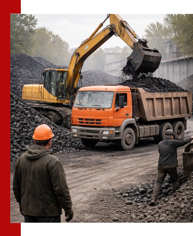 Доставка угля автотранспортом в Новодвинске быстро и выгодно