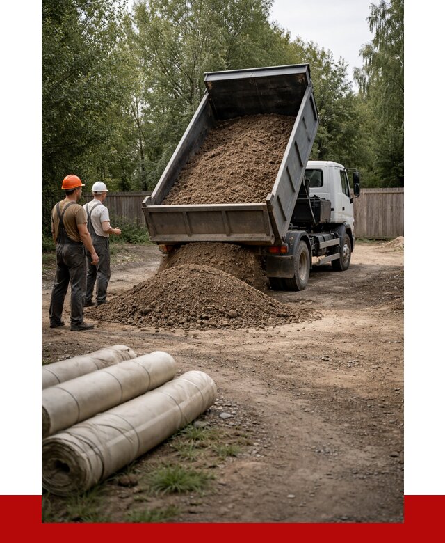 Доставка сыпучих материалов самосвалом в Новодвинск от 4295 р. | ПРОНЕРУДНвд