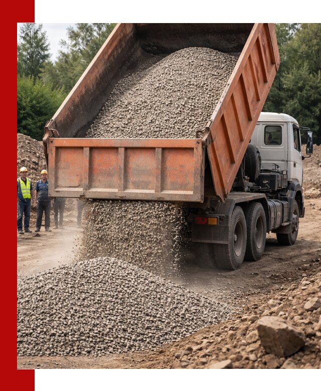 Доставка сыпучих материалов самосвалом в Новодвинске быстро и надежно