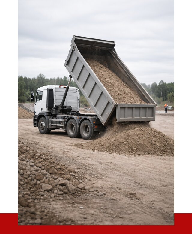 Доставка самосвалом 15 кубов в Новодвинске от 6648 руб. | ПРОНЕРУДНвд