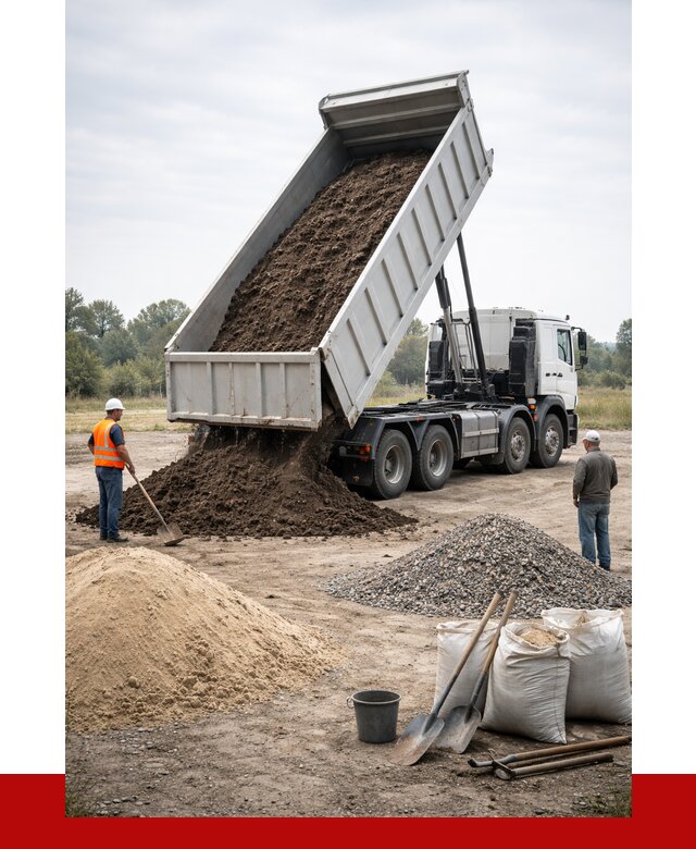 Доставка самосвалом 30 кубов в Новодвинске от 8693 р. | ПРОНЕРУДНвд