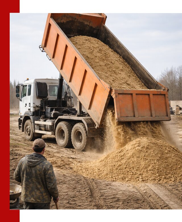 Аренда самосвала 20 тонн для перевозки грузов в Новодвинске