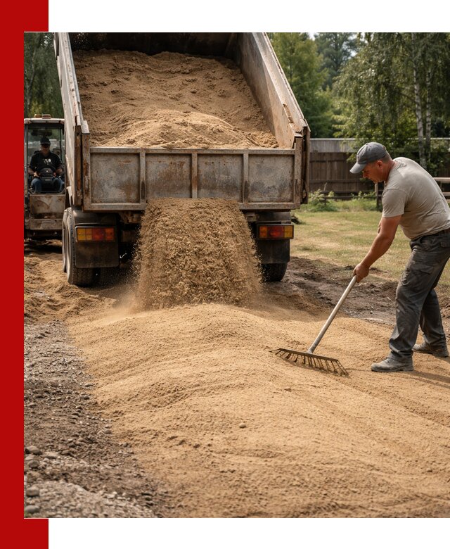 Отсыпка участка песком в Новодвинске быстро и качественно