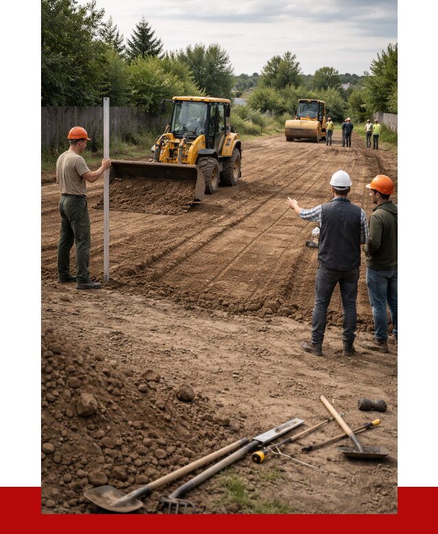 Планировка участка грунтом в Новодвинске от 4602 р ПРОНЕРУДНвд