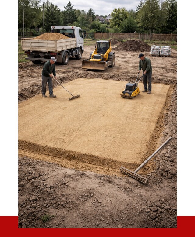 Устройство песчаной подушки в Новодвинске от 4602 р. ПРОНЕРУДНвд